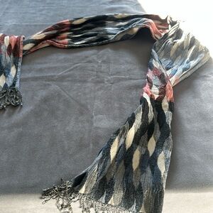 Wonderful RED WHITE & BLUE comfy scarf